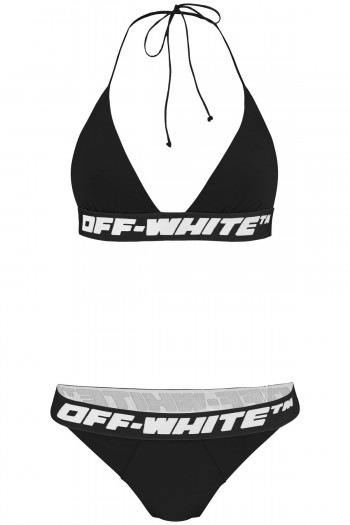 Off-white Czarne bikini z logo