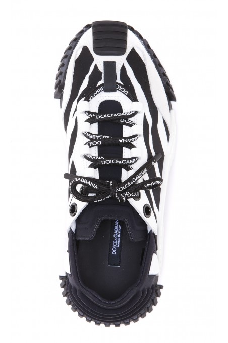 Dolce & Gabbana Sneakersy NS1 z nadrukiem zebry