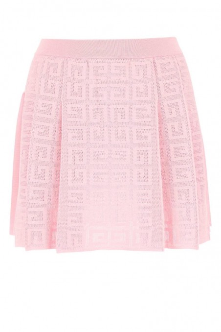 Givenchy Spódnica mini z różowej mieszanki wiskozy
