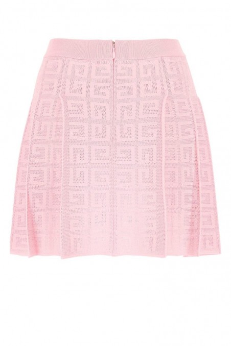 Givenchy Spódnica mini z różowej mieszanki wiskozy