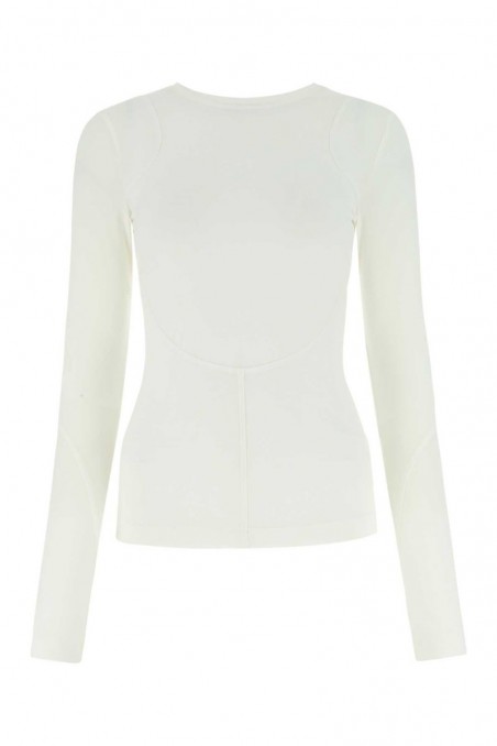 Givenchy Biały elastyczny nylonowy top