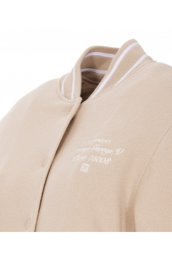 Givenchy Wełniana kurtka z logo