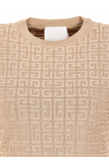 Givenchy Elastyczny sweter z logo 4G