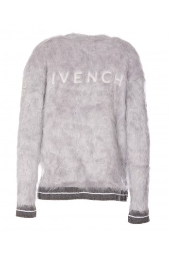 Givenchy Moherowy sweter z logo