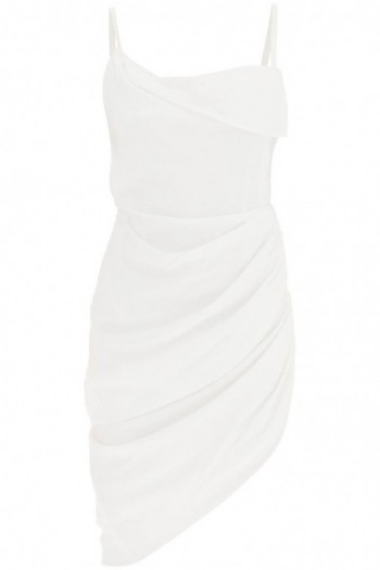 Jacquemus Biała sukienka mini 'La Robe Saudade'