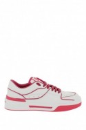 2Dolce & gabbana Biało-czerwone sneakersy 'New roma'