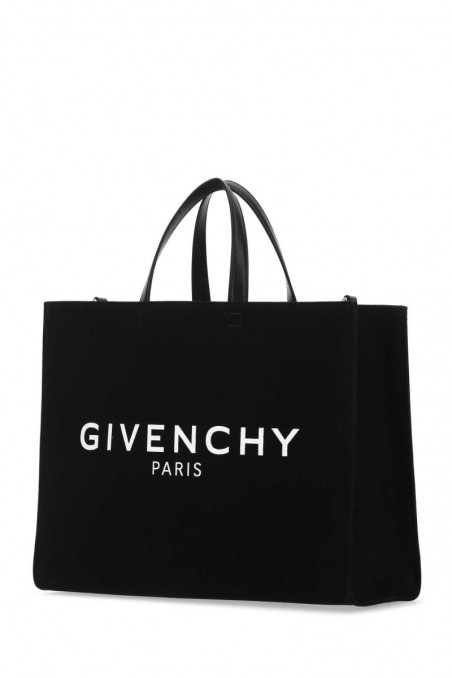 Givenchy Torba na zakupy średniej wielkości z czarnego płótna