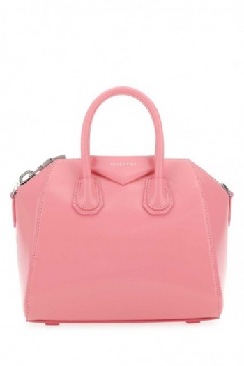 Givenchy Różowa skórzana mała torebka Antigona