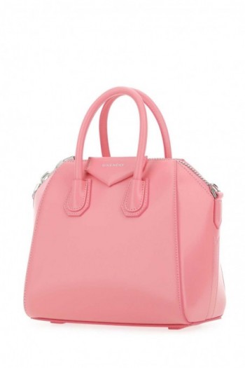 Givenchy Różowa skórzana mała torebka Antigona