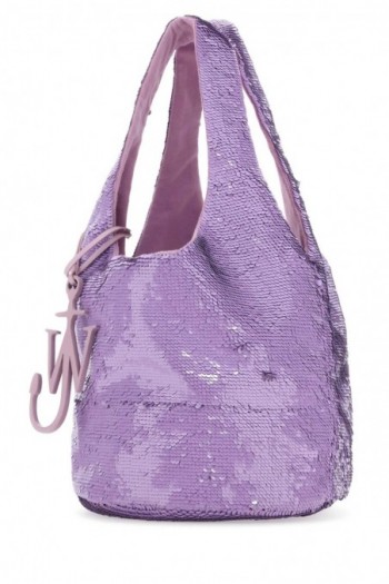 J.W.Anderson Mini torba na zakupy w liliowe cekiny