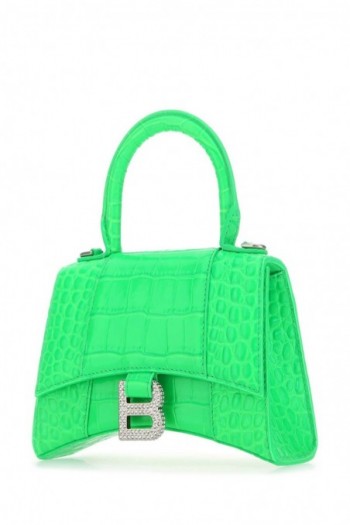 Balenciaga Zielona torebka Hourglass XS