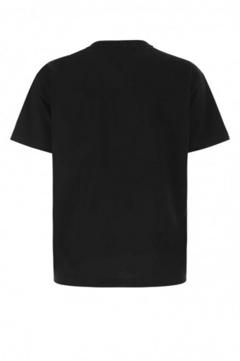 Burberry Czarna bawełniana koszulka