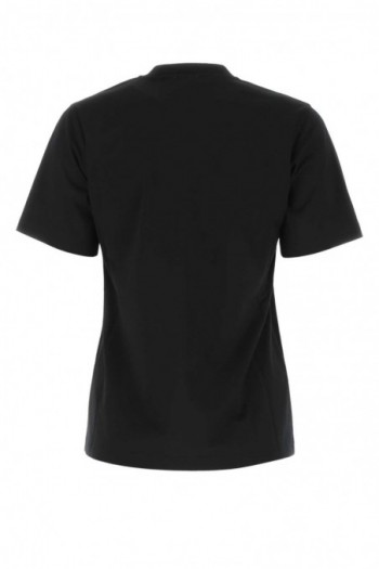 Burberry Czarna bawełniana koszulka