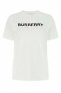 2Burberry Biała bawełniana koszulka