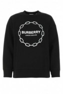 2Burberry Czarna bluza z logo