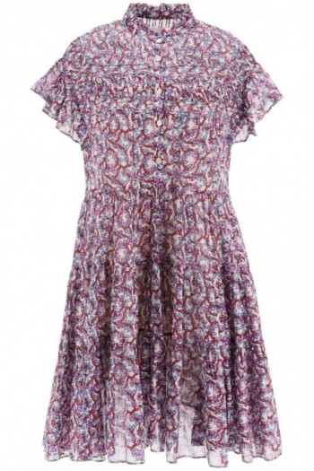 Isabel marant etoile Sukienka mini z organicznej bawełny Lanikaye