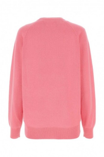Givenchy Kaszmirowy sweterek w kolorze różowym