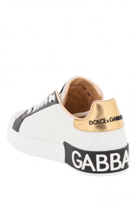 Dolce & gabbana Sneakersy z sercem D&G Portofino