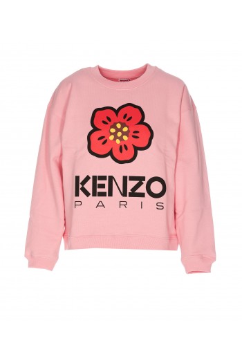 Kenzo Różowy bawełniany sweter