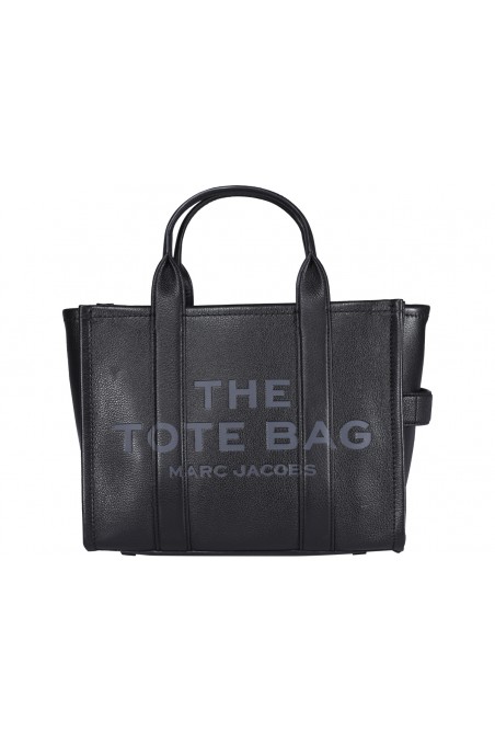 Marc Jacobs Czarna skórzana torba shopper The Tote Bag