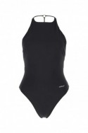 2Off White Czarny kostium kąpielowy z elastycznego poliestru