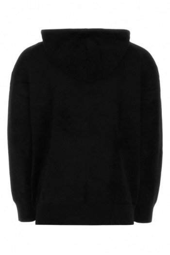 Givenchy Czarna bluza oversize z domieszką wiskozy
