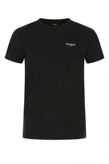 Balmain Czarna bawełniana koszulka 117211