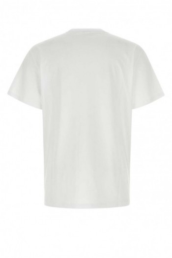 Alexander McQueen Biała koszulka typu oversize