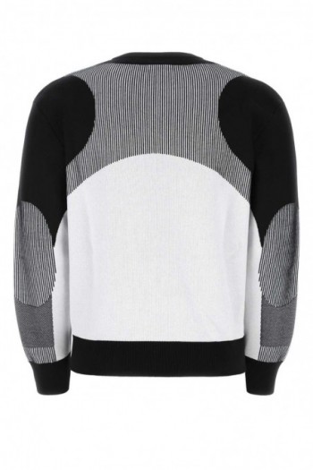 Alexander McQueen Wielokolorowy sweter z bawełny