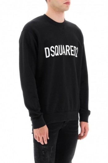 Dsquared2 Bluza z logo czarna
