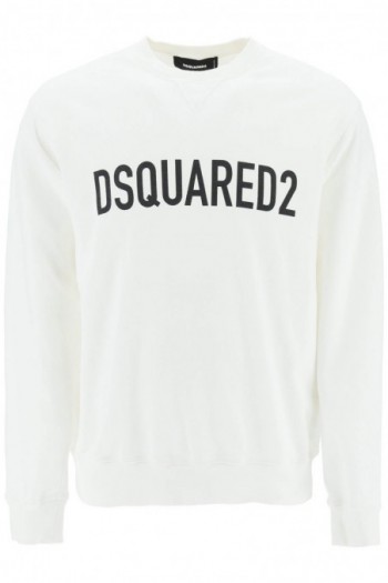 Dsquared2 Bluza z logo biała
