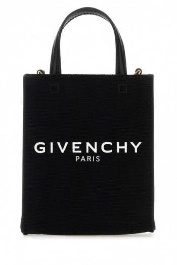 Givenchy Czarna płócienna torebka mini G-Tote