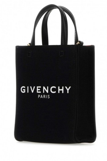 Givenchy Czarna płócienna torebka mini G-Tote
