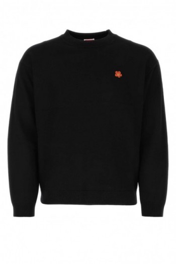 Kenzo Czarny wełniany sweter