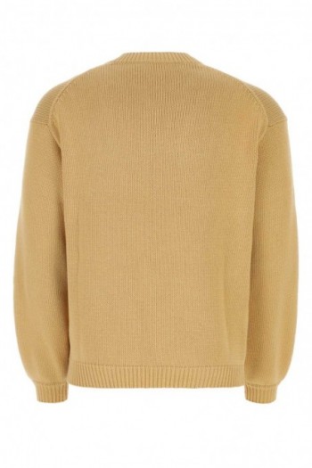Kenzo Beżowy sweter z mieszanki bawełny