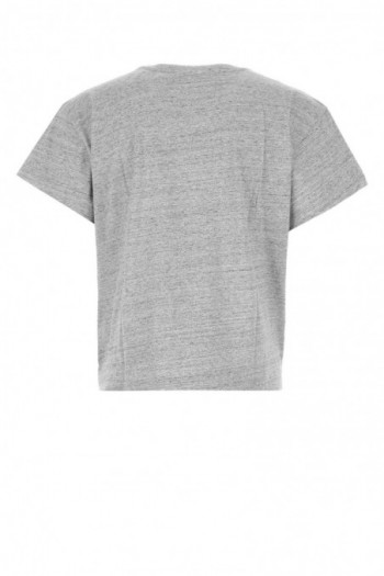 Kenzo Szara bawełniana koszulka z nadrukiem