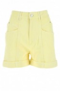2Isabel Marant Szorty jeansowe Vetanio w kolorze pastelowym żółtym