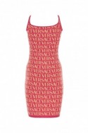 2Versace Sukienka mini  z haftem Versace Allover