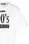 2DOLCE&GABBANA Biała koszulka '90s Fashion'