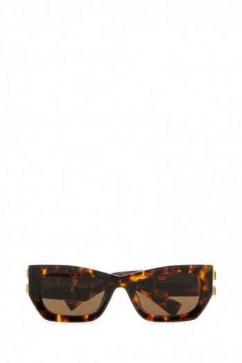 Miu Miu Acetatowe okulary przeciwsłoneczne w kolorze brązowym