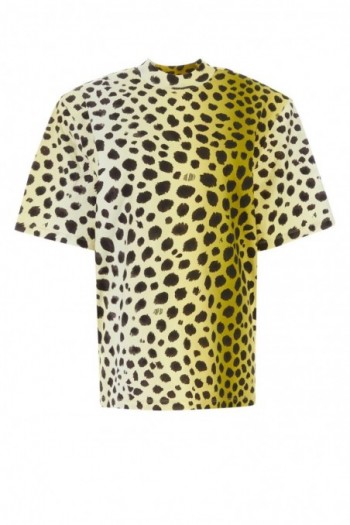 The Attico Bawełniany t-shirt oversize Kilie z nadrukiem zwierzęcym