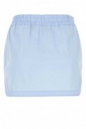2The Attico Bawełniana mini spódniczka Rooney w kolorze pudrowego błękitu
