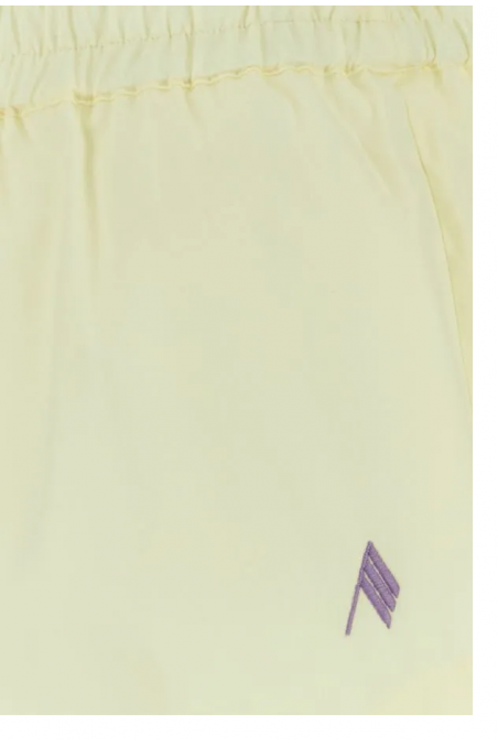 The Attico Bawełniana kremowa spódniczka mini Rooney