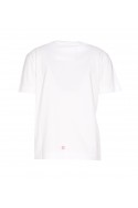 2Givenchy Biała bawełniana koszulka z logo Star 4G