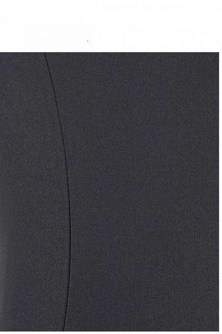 Balenciaga Top na jedno ramię z agrafką z czarnego elastycznego nylonu