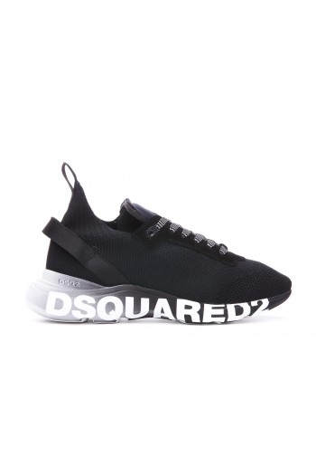 Dsquared2 Sneakersy FLY, czarne, trampki męskie, SNM0311592062652124