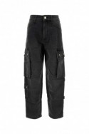 2Isabel Marant Czarne jeansy cargo Elore