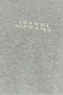 2Isabel Marant Szara melanżowa bluza Shad z mieszanki bawełny