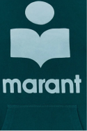 2Isabel Marant Etoile Błękitna petrol bawełniana bluza Mansel