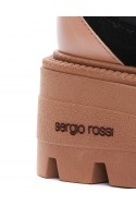 2Sergio Rossi Botki z logowana podeszwą, zamszowe, czarne, B04840MFI6411498
